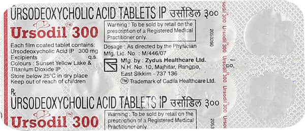 Ursodil 300 Tablet