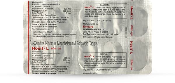 Hosit L Strip Of 10 Tablets