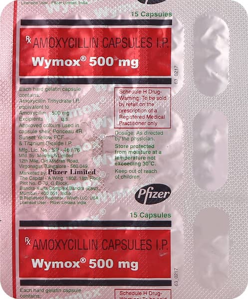 Wymox 500mg Capsule