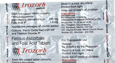 Irozorb Strip Of 10 Tablets