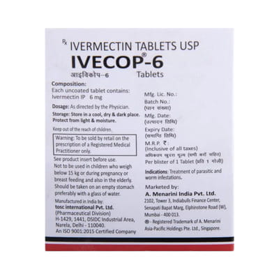 Ivecop 6mg Strip Of 1 Tablet