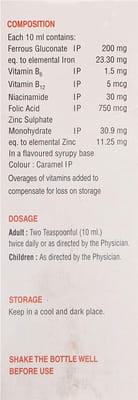 Jp Tone Mixed Fruit Flavour Bottle Of 200ml Syrup