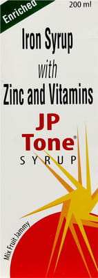 Jp Tone Mixed Fruit Flavour Bottle Of 200ml Syrup