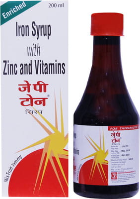 Jp Tone Mixed Fruit Flavour Bottle Of 200ml Syrup