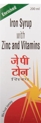 Jp Tone Mixed Fruit Flavour Bottle Of 200ml Syrup