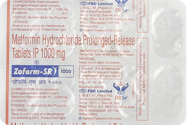 Zoform Sr 1gm Strip Of 10 Tablets