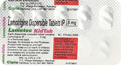 Lametec Kid Dt 5mg Strip Of 10 Tablets