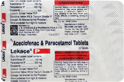Lekace P Strip Of 10 Tablets