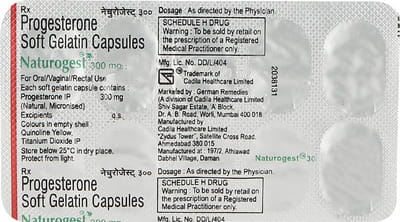 Naturogest 300mg Strip Of 10 Capsules