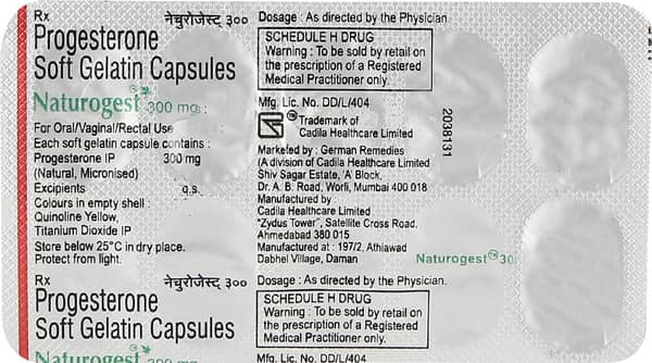 Naturogest 300mg Strip Of 10 Capsules
