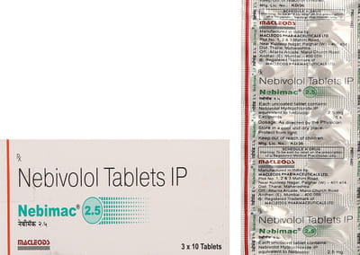 Nebimac 2.5mg Strip Of 10 Tablets
