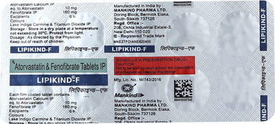 Lipikind F Strip Of 10 Tablets