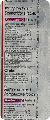 Pantosec D Strip Of 10 Tablets
