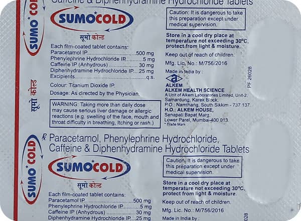 Sumo Cold Tablet