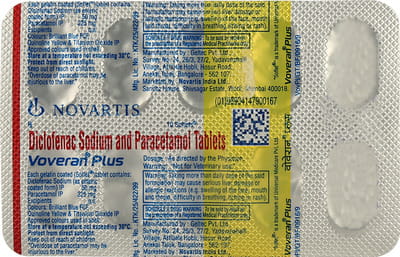 Voveran Plus Strip Of 10 Tablets