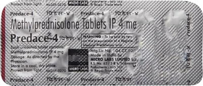 Predace 4mg Strip Of 10 Tablets