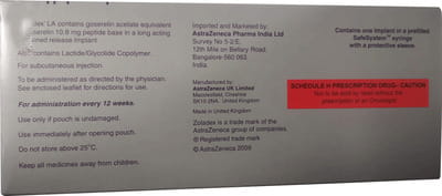 Zoladex La 10.8mg Pre Filled Syringe Of 1 Injection