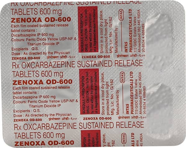 Zenoxa Od 600mg Strip Of 10 Tablets
