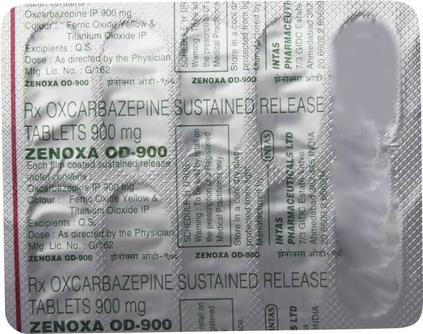 Zenoxa Od 900mg Strip Of 10 Tablets