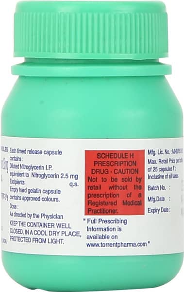 Vasovin Xl 2.5mg Bottle Of 25 Capsules