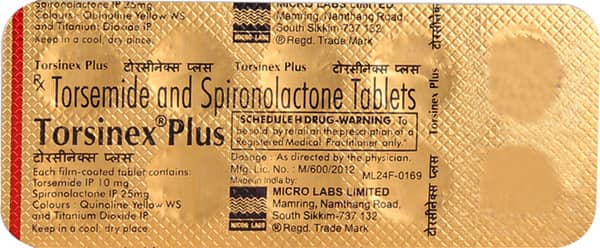 टोर्साइनेक्स प्लस की स्ट्रिप 10 टैबलेट्स