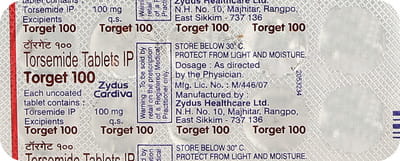Torget 100mg Strip Of 10 Tablets