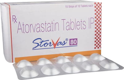 Storvas 80mg Strip Of 10 Tablets