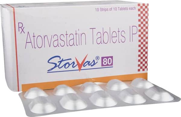 Storvas 80mg Strip Of 10 Tablets