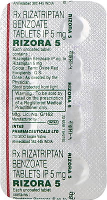 Rizora 5mg Strip Of 4 Tablets