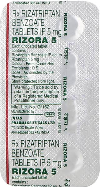 Rizora 5mg Strip Of 4 Tablets