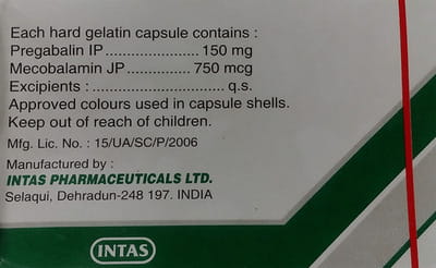 Pregabid Me 150mg Strip Of 10 Capsules