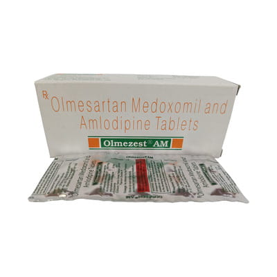 Olmezest Am 20mg Strip Of 10 Tablets