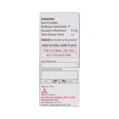 Occumox Bottle Of 5ml Eye Drops