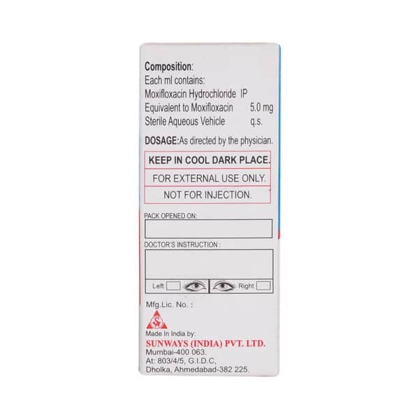 Occumox Bottle Of 5ml Eye Drops