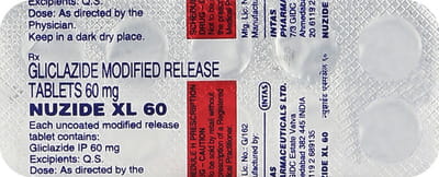 Nuzide Xl 60mg Strip Of 10 Tablets