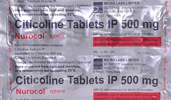 Nurocol 500mg Strip Of 10 Tablets