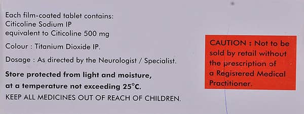 Nurocol 500mg Strip Of 10 Tablets