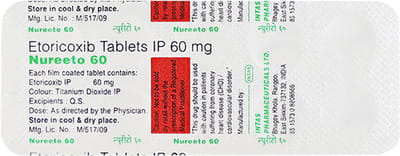 Nureeto 60mg Strip Of 10 Tablets
