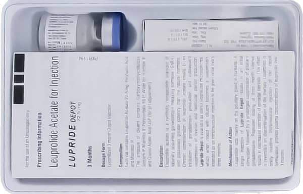 Lupride Depot 22.5Mg Dry Vial Of 1 Powder For Injection