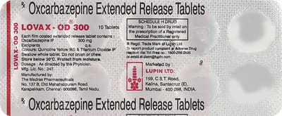 Lovax Od 300mg Strip Of 10 Tablets