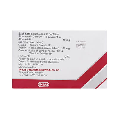 Lipicure As 150mg Strip Of 10 Capsules