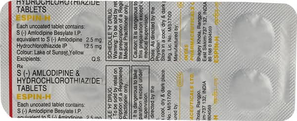 Espin H Strip Of 10 Tablets