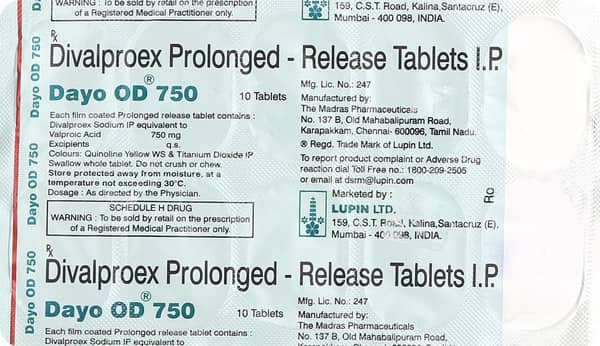 Dayo Od 750mg Strip Of 10 Tablets