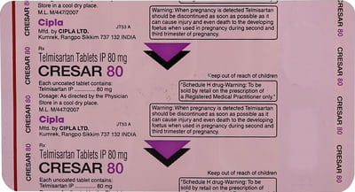 Cresar 80mg Strip Of 10 Tablets