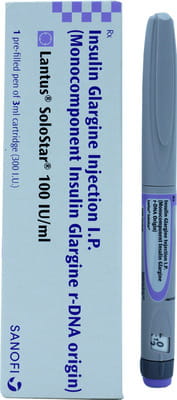 Lantus Solostar 100iu Pre Filled Pen Of 3ml Solution For Injection