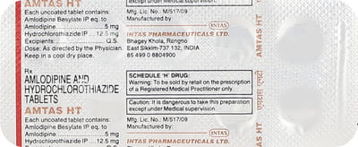 Amtas Ht Strip Of 10 Tablets