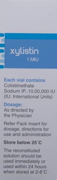 Xylistin 1miu Dry Vial Of 1 Powder For Injection