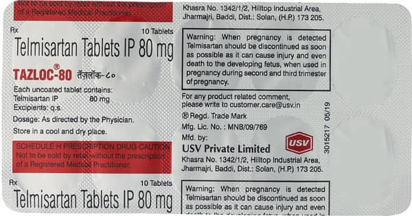 Tazloc-80 Tablet