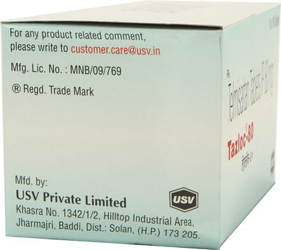 Tazloc 80mg Strip Of 10 Tablets