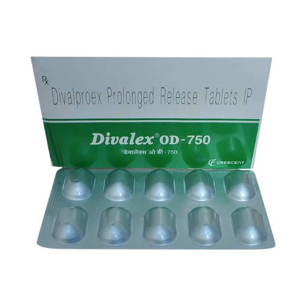 Divalex Od 750Mg Strip Of 10 Tablets